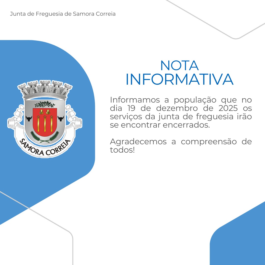 Imagem Nota Informativa - Encerramento dos Serviços