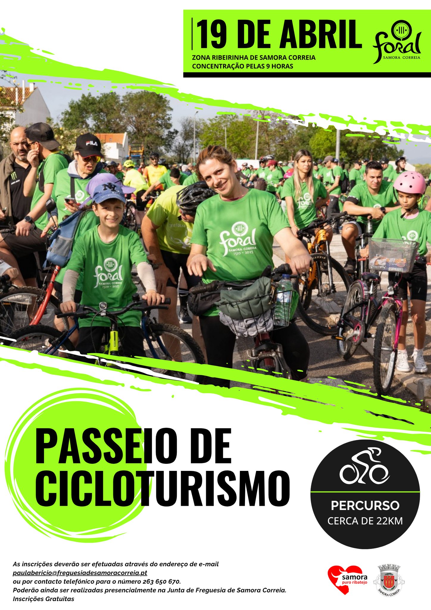 Notícia Passeio de Cicloturismo - 19 de Abril de 2026