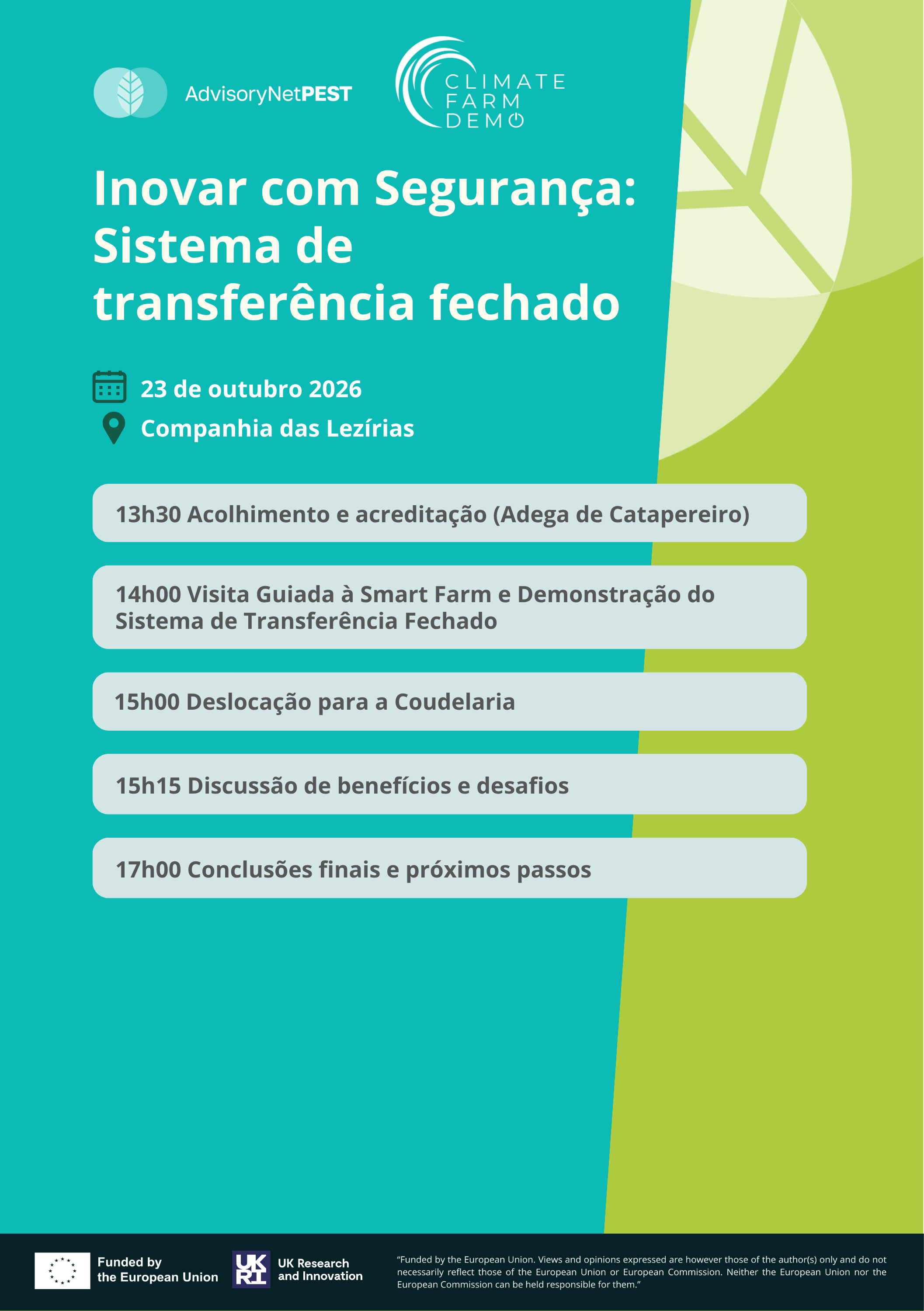 Notícia Inovar com Segurança: Sistema de Transferência Fechado